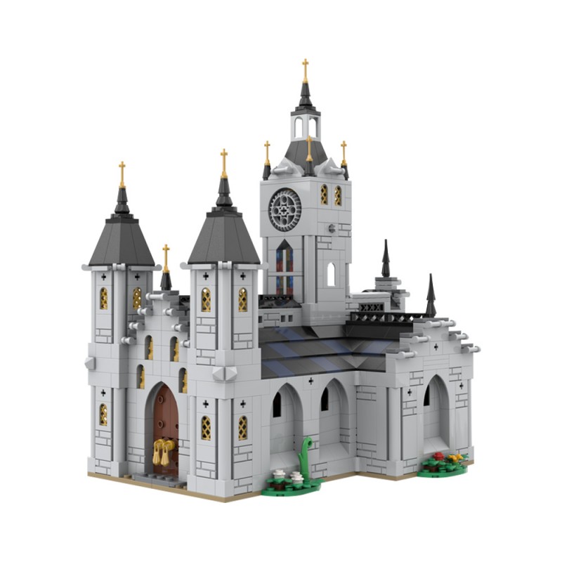 GOBRICKS MOC 192638 Medieval Church - YWOBB