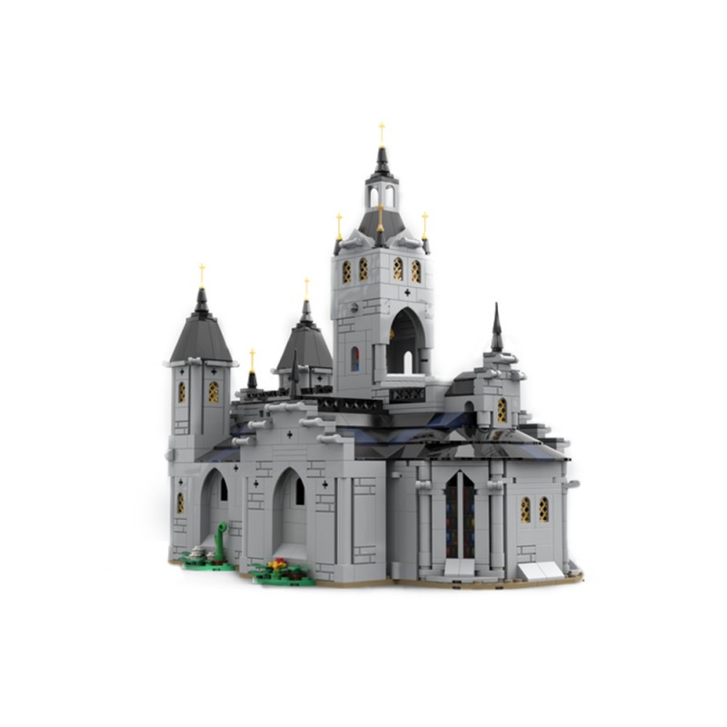 GOBRICKS MOC 192638 Medieval Church - YWOBB