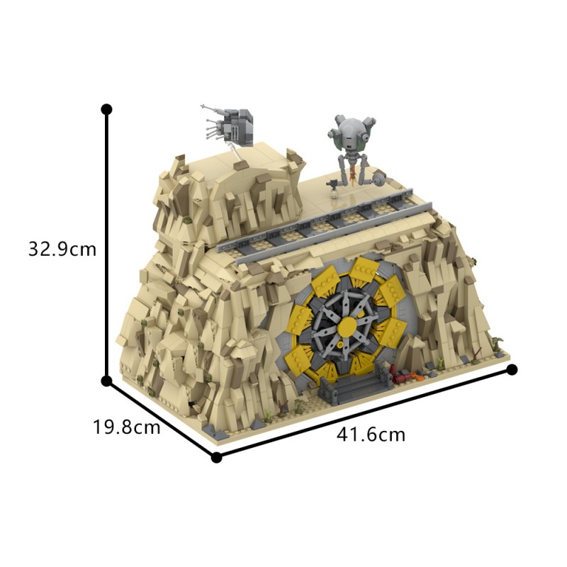 GOBRICKS MOC A1683 Fallout Shelter - YWOBB