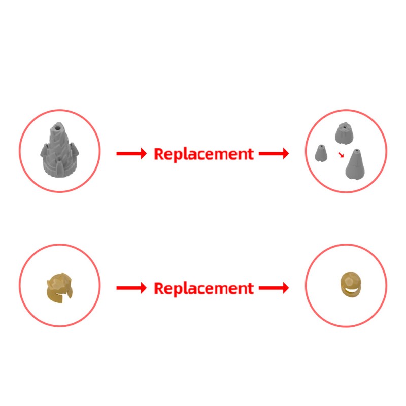 GOBRICKS MOC 167857 Elden Ring - Bestial Sanctum - YWOBB