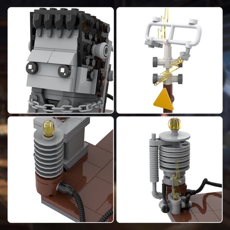 GOBRICKS MOC A1697Y01 Frankenstein - YWOBB