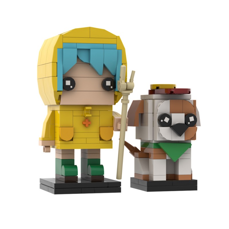 GOBRICKS MOC A1698 Luce Brickhead - YWOBB
