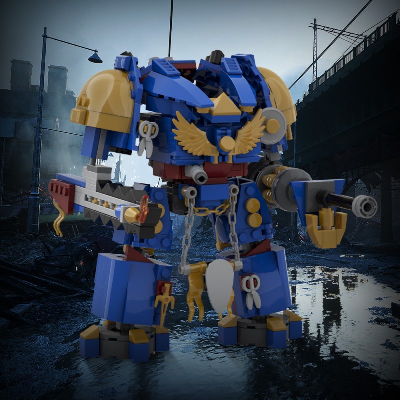 GOBRICKS MOC A1703 WARHAMMER 40K SPACE MARINES - YWOBB