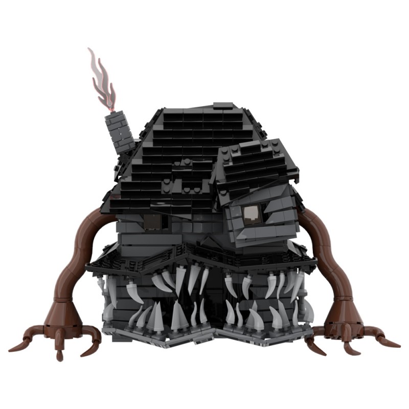 GOBRICKS MOC A1723 Monster House-without glowing bricks - YWOBB