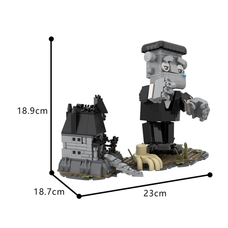GOBRICKS MOC A1697Y02 Frankenstein - YWOBB