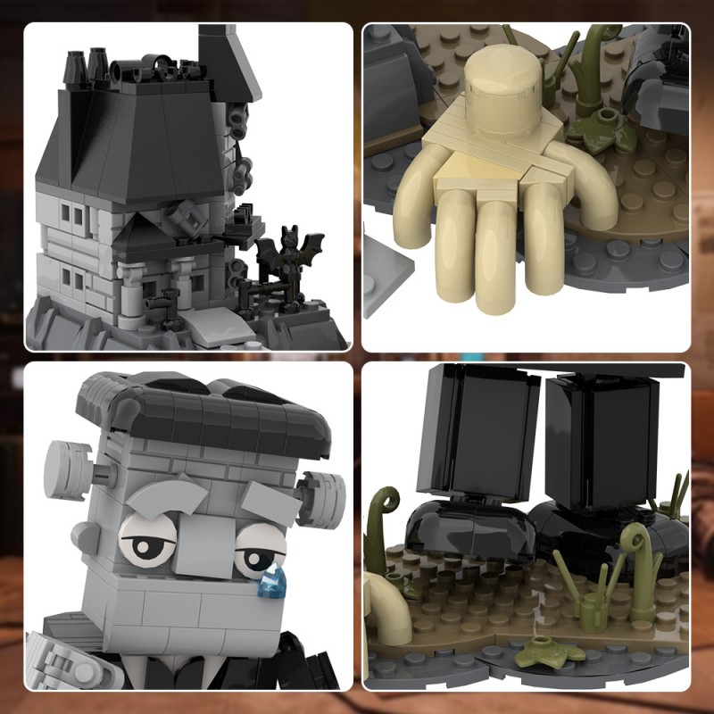 GOBRICKS MOC A1697Y02 Frankenstein - YWOBB
