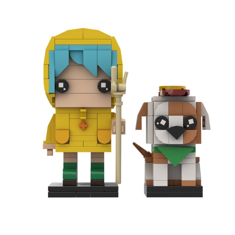GOBRICKS MOC A1698 Luce Brickhead - YWOBB