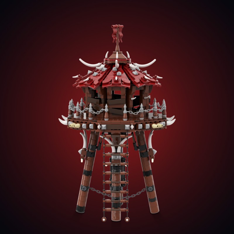 GOBRICKS MOC 196549 Orc Archery Tower Warcraft - YWOBB