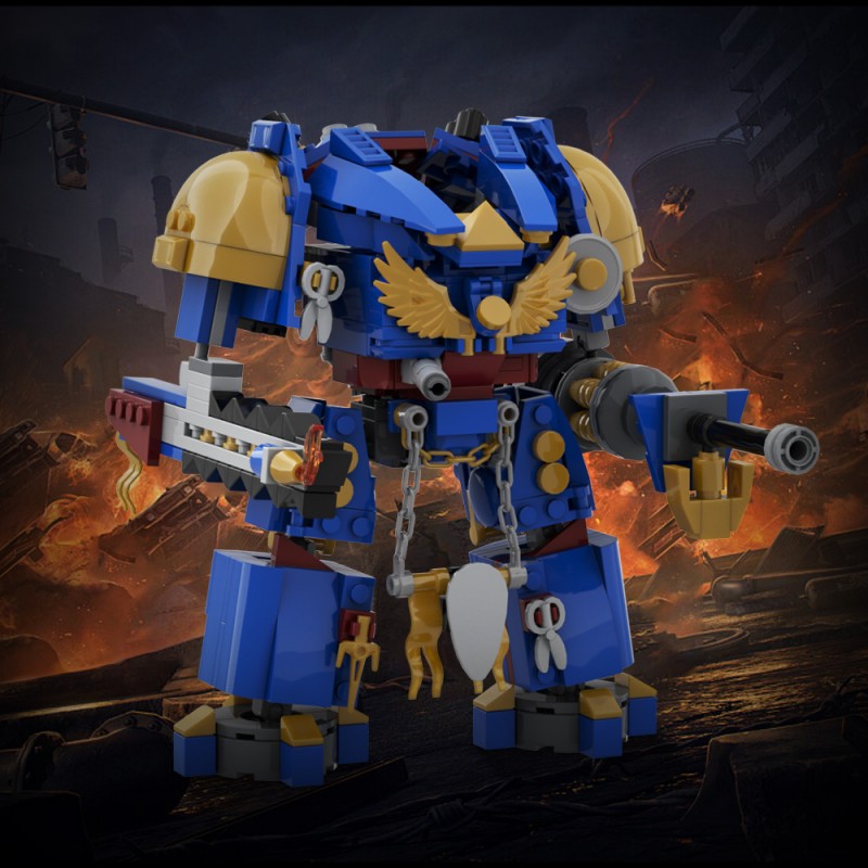 GOBRICKS MOC A1703 WARHAMMER 40K SPACE MARINES - YWOBB