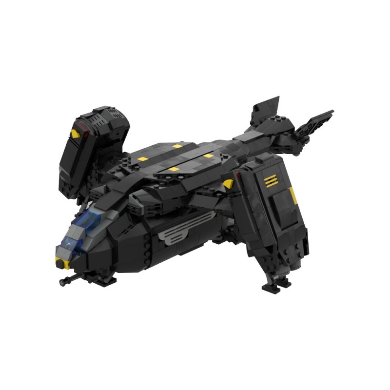 GOBRICKS MOC 180166 Pelican-1 Extraction Shuttle Helldivers 2 - YWOBB