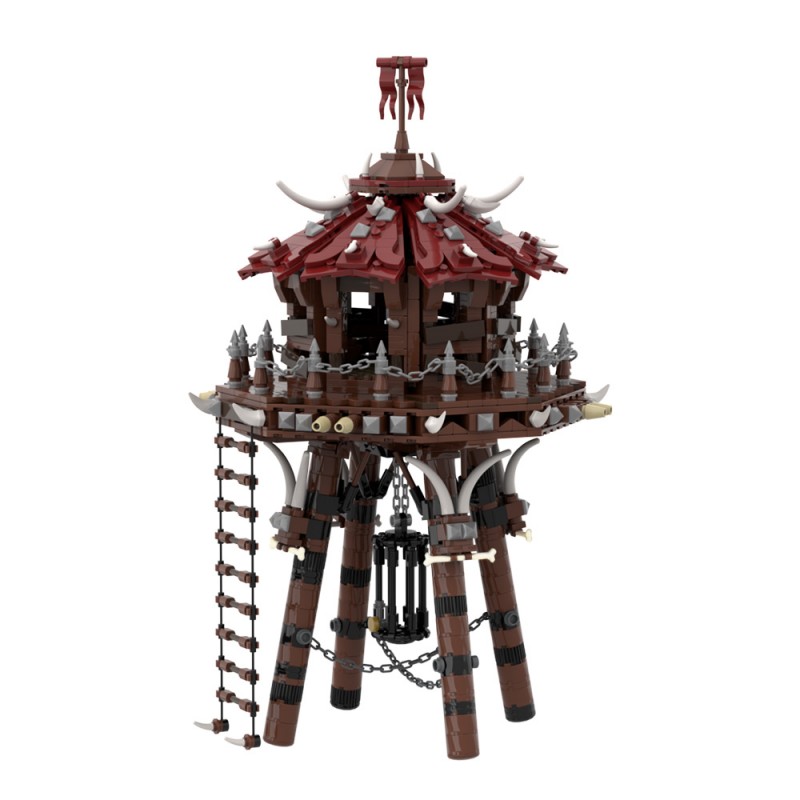 GOBRICKS MOC 196549 Orc Archery Tower Warcraft - YWOBB