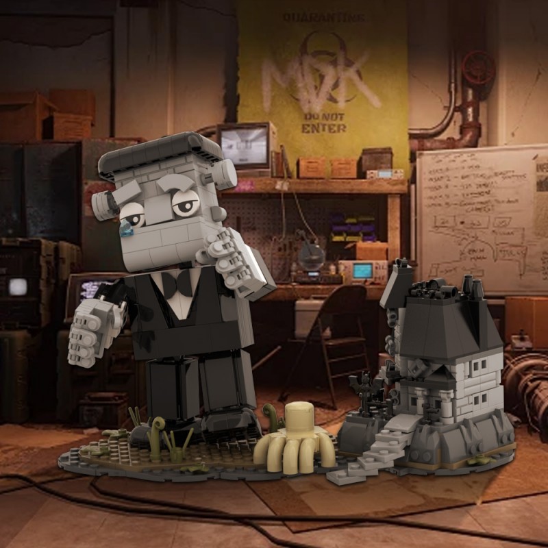 GOBRICKS MOC A1697Y02 Frankenstein - YWOBB