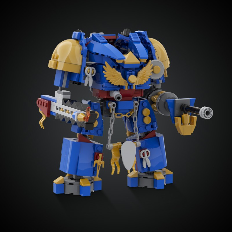 GOBRICKS MOC A1703 WARHAMMER 40K SPACE MARINES - YWOBB