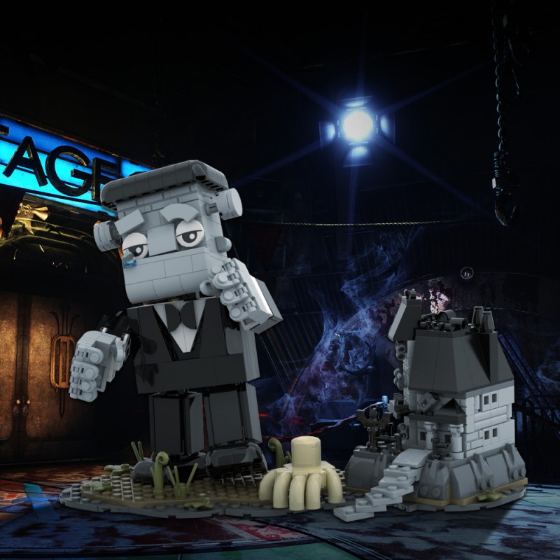 GOBRICKS MOC A1697Y02 Frankenstein - YWOBB