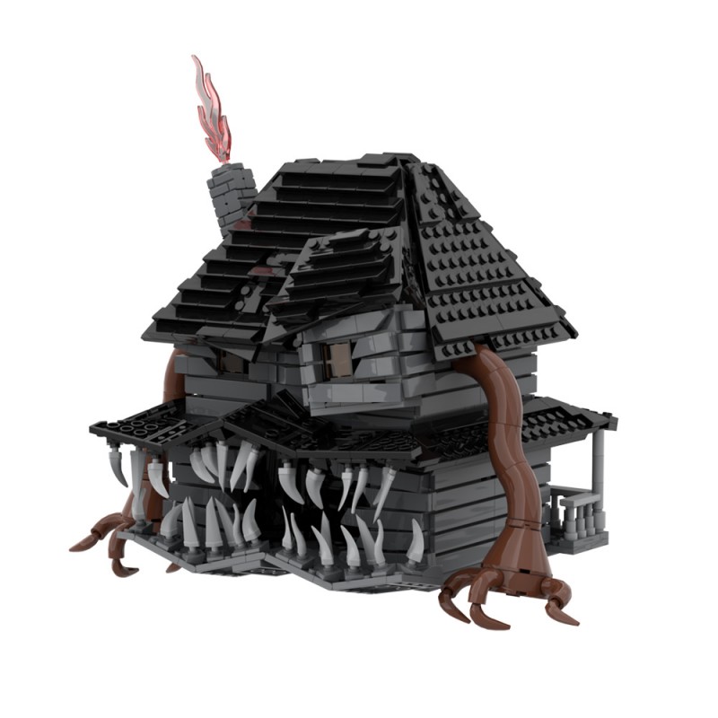 GOBRICKS MOC A1723 Monster House-without glowing bricks - YWOBB