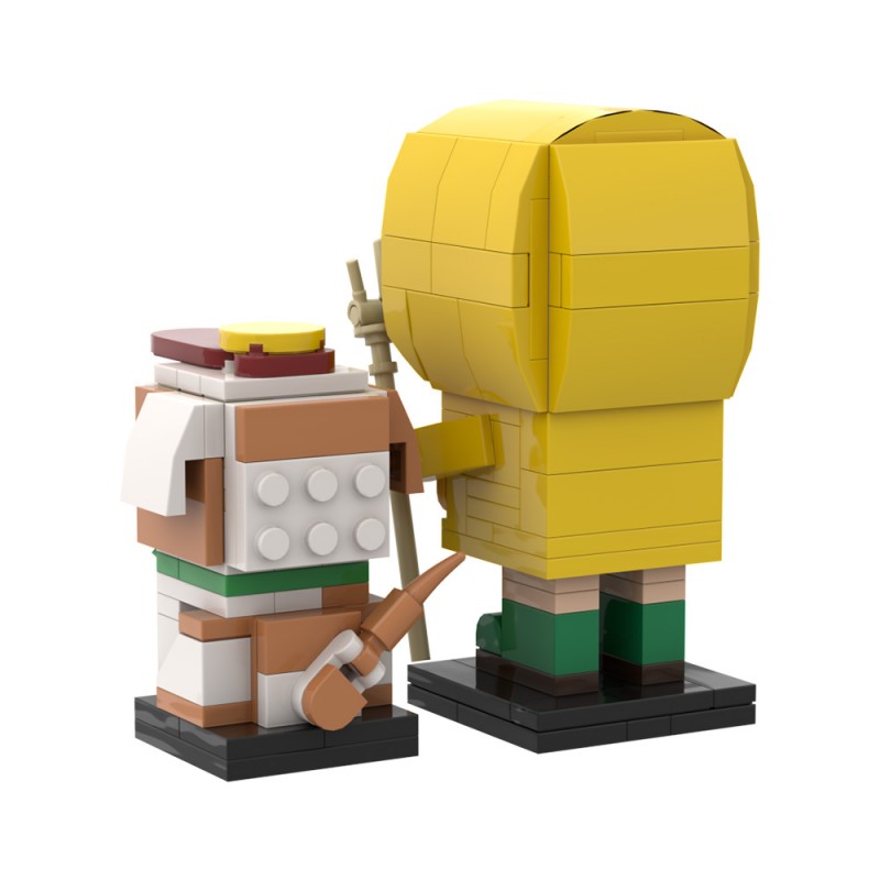 GOBRICKS MOC A1698 Luce Brickhead - YWOBB