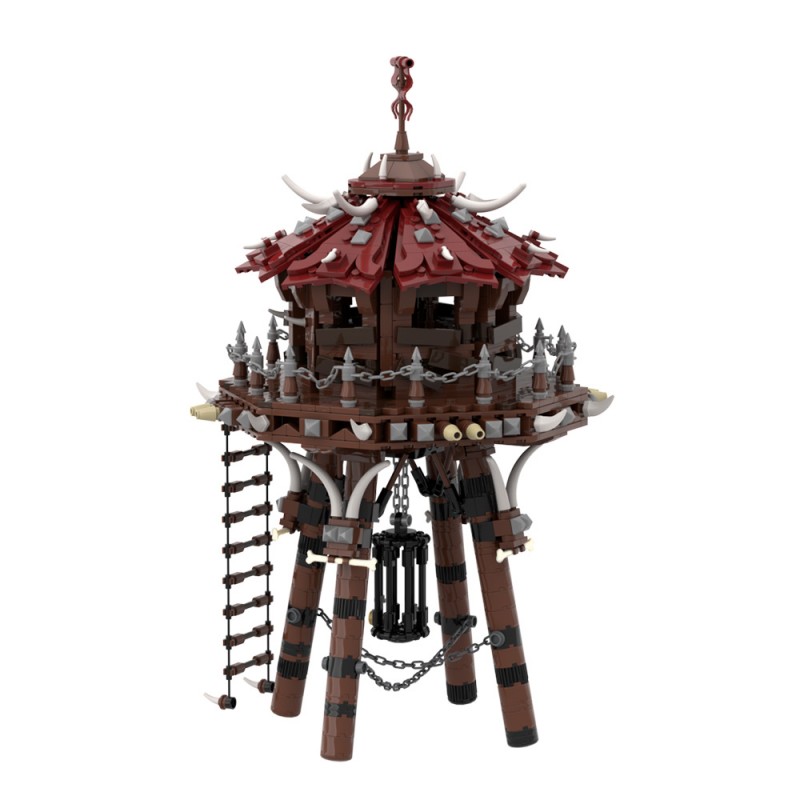 GOBRICKS MOC 196549 Orc Archery Tower Warcraft - YWOBB