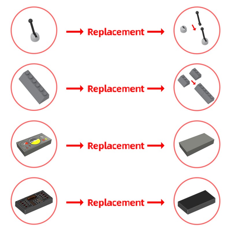 GOBRICKS MOC 187679 F-16 Fighting Falcon 1:35 Scale - YWOBB