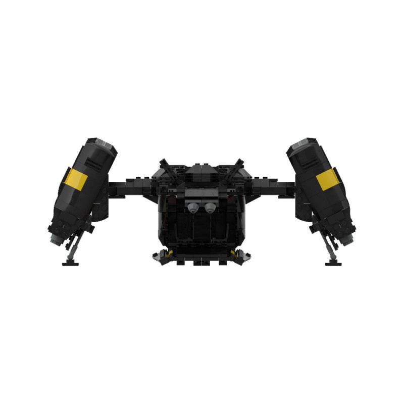 GOBRICKS MOC 180166 Pelican-1 Extraction Shuttle Helldivers 2 - YWOBB