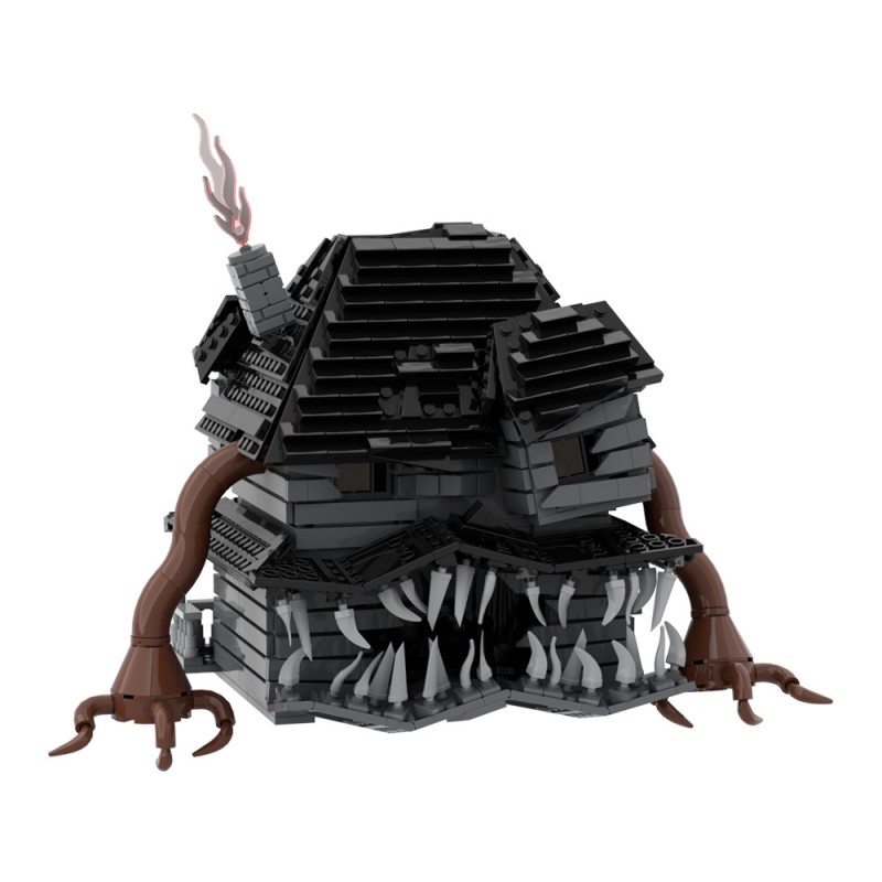 GOBRICKS MOC A1723 Monster House-without glowing bricks - YWOBB