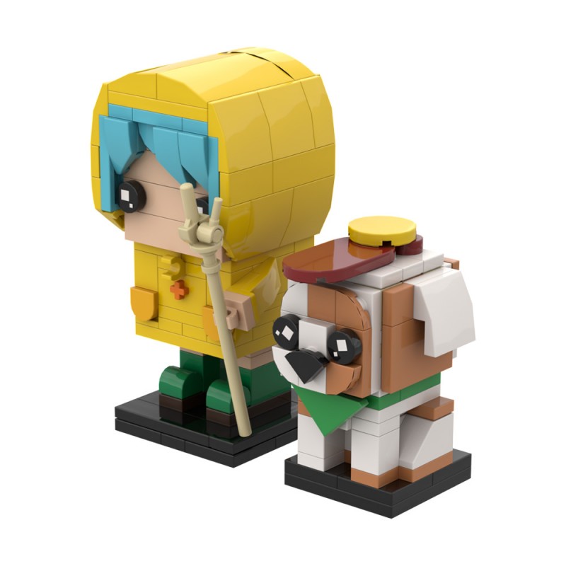 GOBRICKS MOC A1698 Luce Brickhead - YWOBB