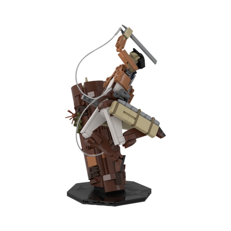 GOBRICKS MOC 186385 Attack on Titan Levi Ackerman - YWOBB