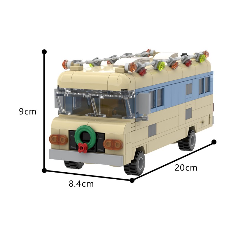 GOBRICKS MOC A1711 Christmas Motorhome - YWOBB