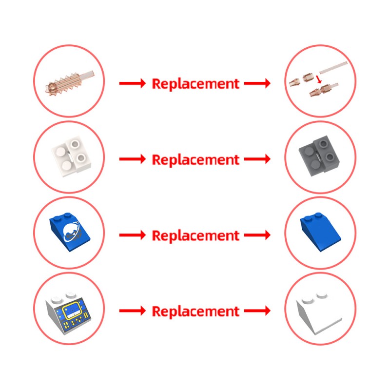 GOBRICKS MOC 190097 Space Champions - Ice Planet 2002 - YWOBB