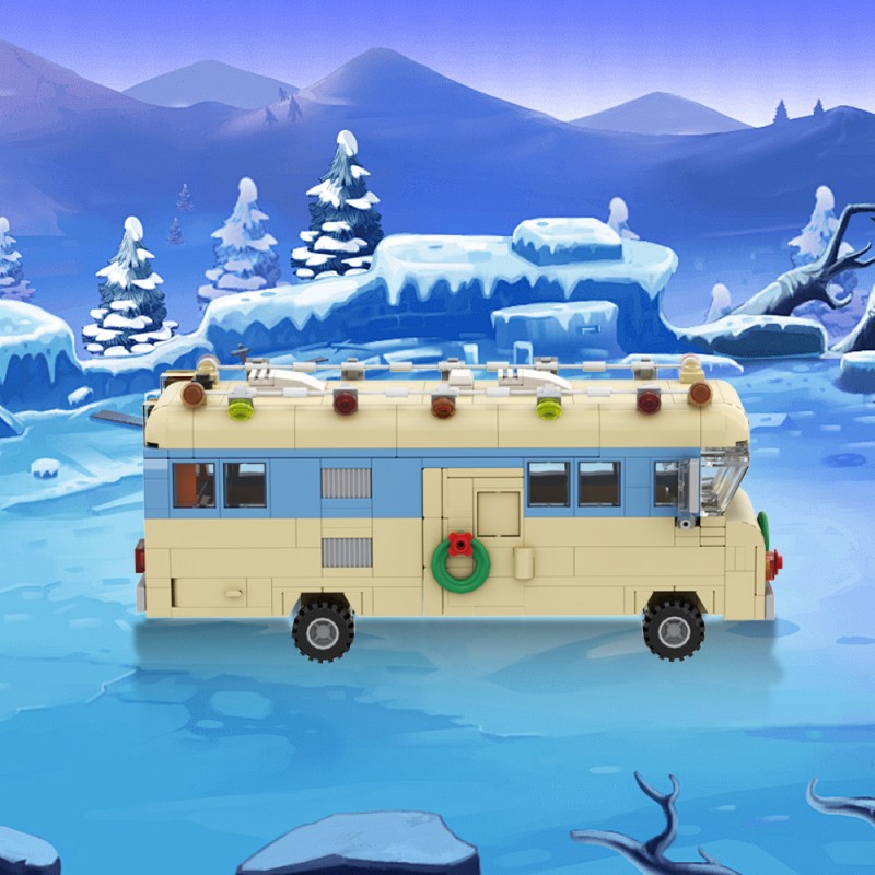 GOBRICKS MOC A1711 Christmas Motorhome - YWOBB