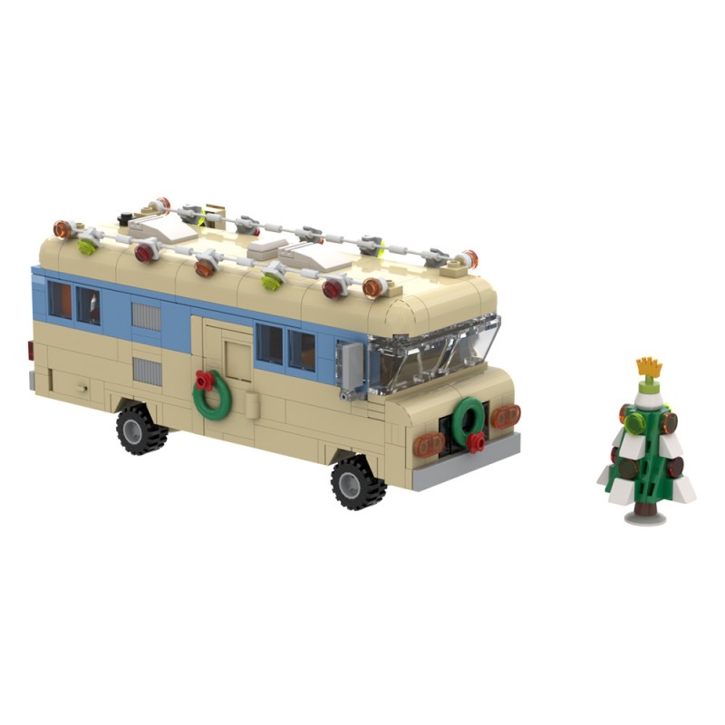 GOBRICKS MOC A1711 Christmas Motorhome - YWOBB