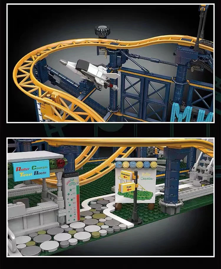 Mould King 11012 Rolle Coaster - YWOBB