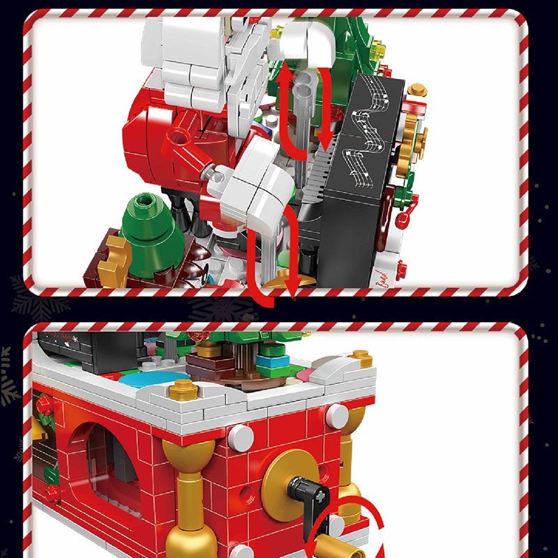 Mould King 10162 Christmas Carnival Band - YWOBB