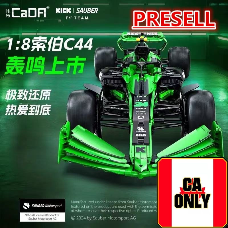 CADA C64010 KICK SAUBER F1 Team C44 OVP CA Warehouse Version - YWOBB