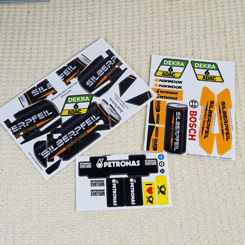 MOC C63 Orange HD Pre-cutter Stickers - YWOBB