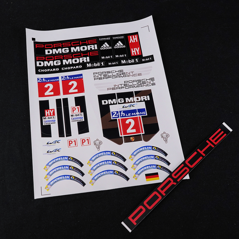 MOC Porsche 919 HD Pre-cutter Stickers - YWOBB