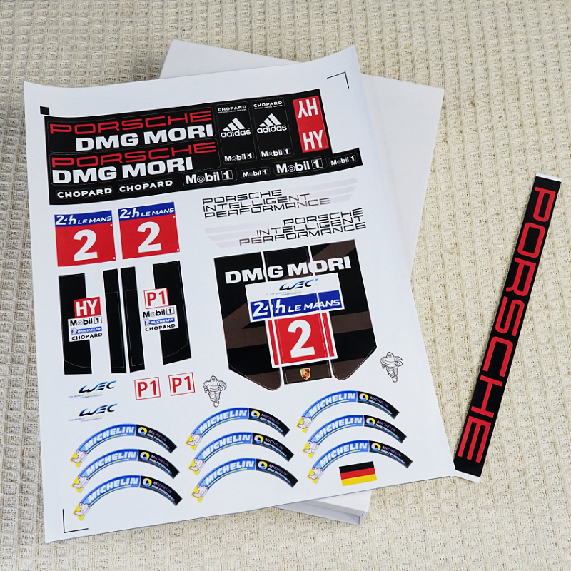 MOC Porsche 919 HD Pre-cutter Stickers - YWOBB