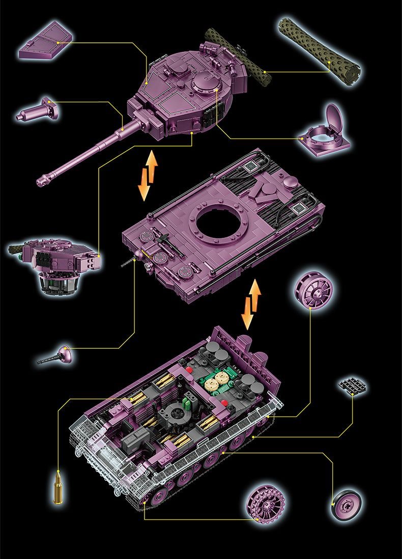 12GO 97009 Tiger Heavy Tank - YWOBB