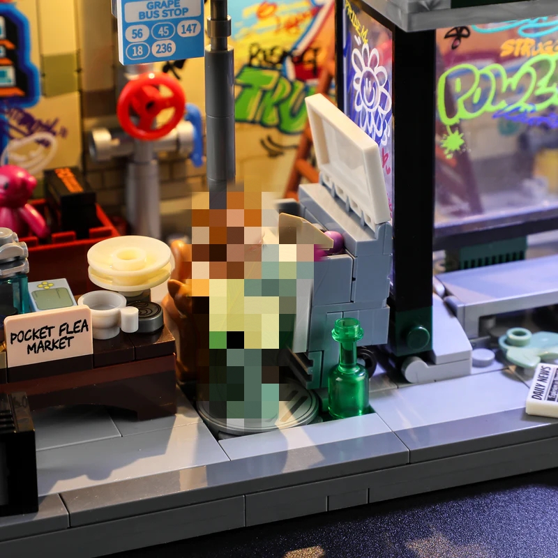 FunWhole F9066 Street Fusion Graffiti Bus Stop - YWOBB