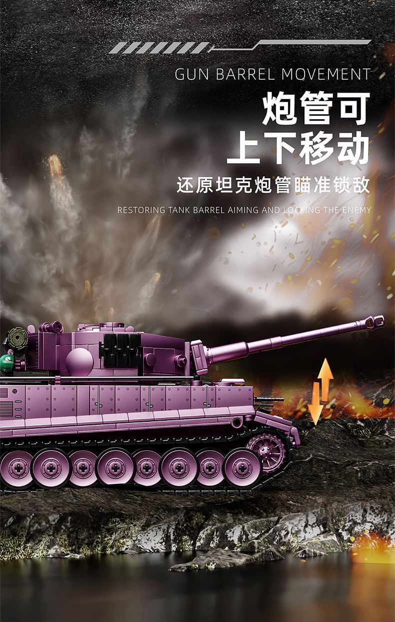 12GO 97009 Tiger Heavy Tank - YWOBB