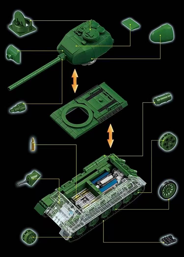 12GO 97007 T34-85 Medium Tank - YWOBB