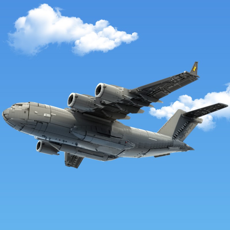 GOBRICKS MOC 193079 Boeing C-17 Globemaster III - YWOBB