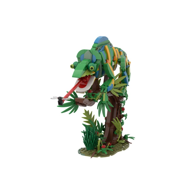 GOBRICKS MOC A1695 Chameleon - YWOBB
