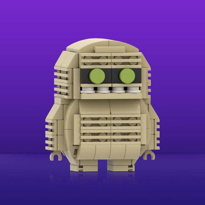 GOBRICKS MOC 198391 Murray (Hotel Transylvania) Brickheadz - YWOBB