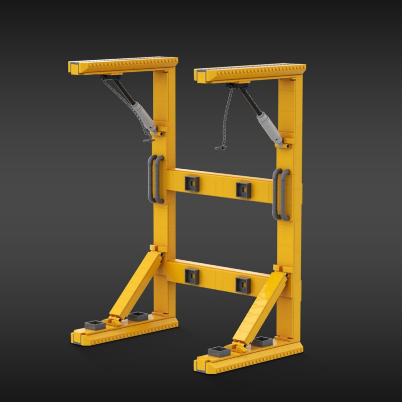 GOBRICKS MOC A1699 T-60 powered combat infantry armor - YWOBB