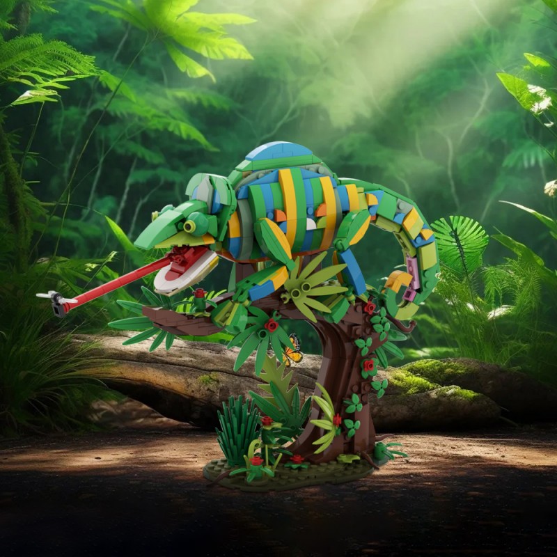 GOBRICKS MOC A1695 Chameleon - YWOBB