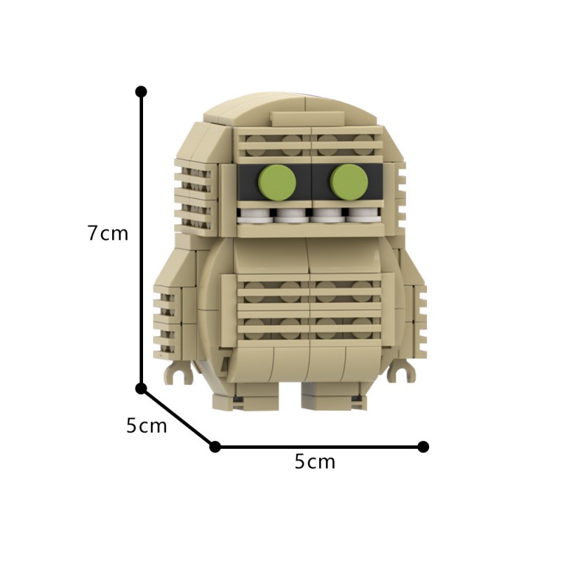 GOBRICKS MOC 198391 Murray (Hotel Transylvania) Brickheadz - YWOBB