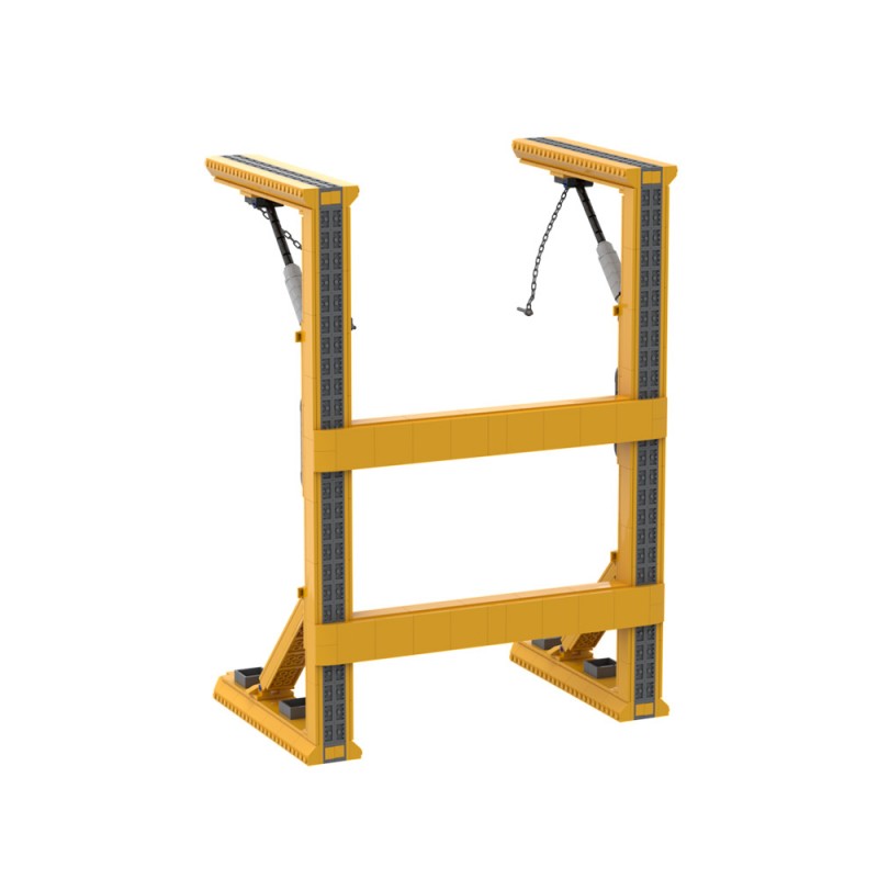 GOBRICKS MOC A1699 T-60 powered combat infantry armor - YWOBB