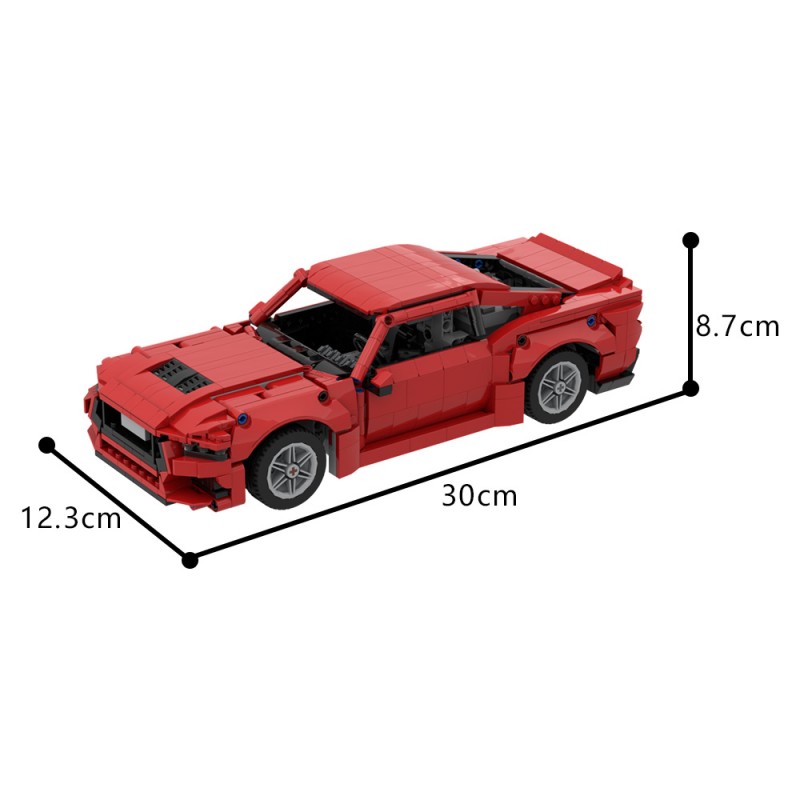GOBRICKS MOC 189802 2024 Ford Mustang GT - YWOBB