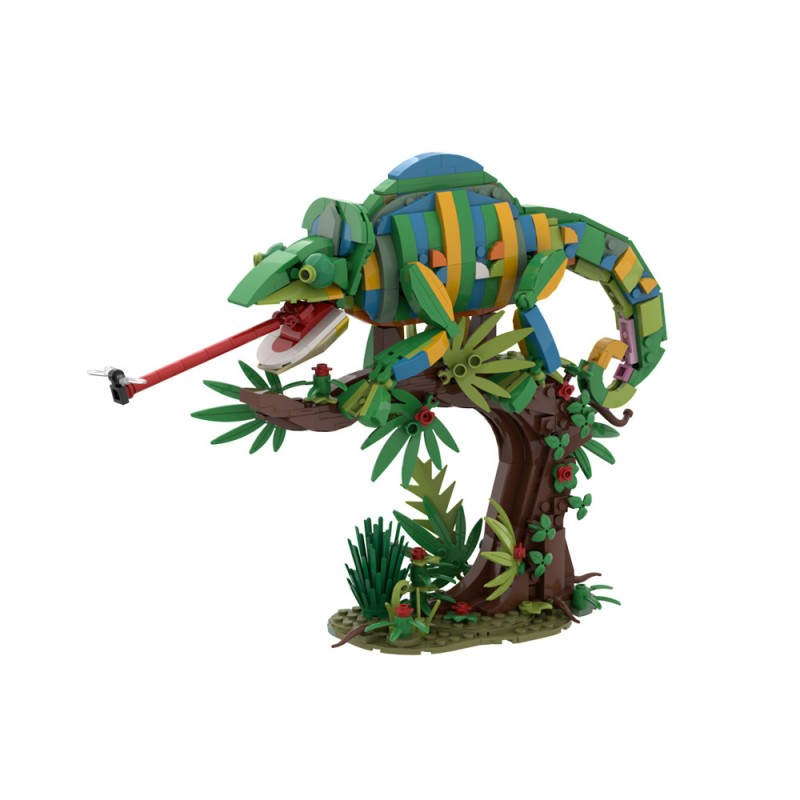 GOBRICKS MOC A1695 Chameleon - YWOBB