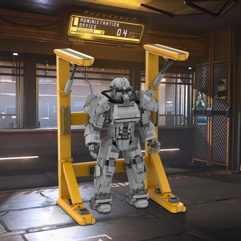 GOBRICKS MOC A1699 T-60 powered combat infantry armor - YWOBB